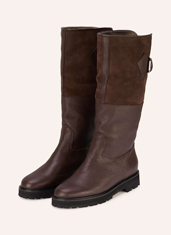 VIAMERCANTI Stiefel DUNKELBRAUN