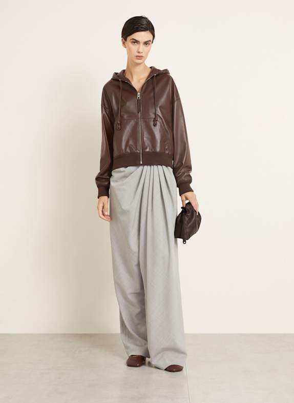 LOEWE Skuldertaske FLAMENCO MINI MØRKEBRUN