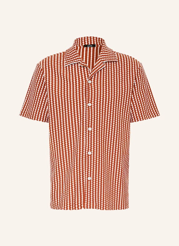 REISS Resorthemd TOWER Comfort Fit WEISS / BRAUN