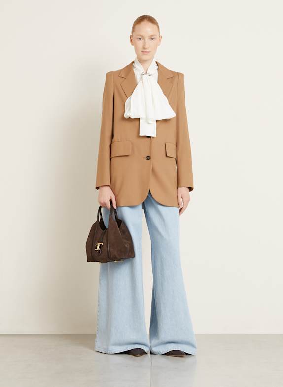 TOD'S Shopper MINI BRUIN