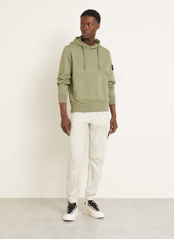 STONE ISLAND Hoodie HELLGRÜN