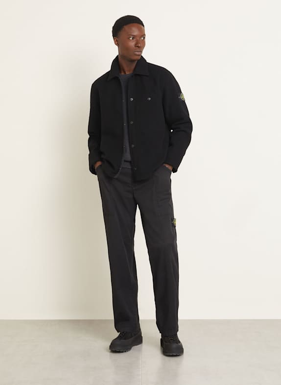 STONE ISLAND Overjacket SCHWARZ