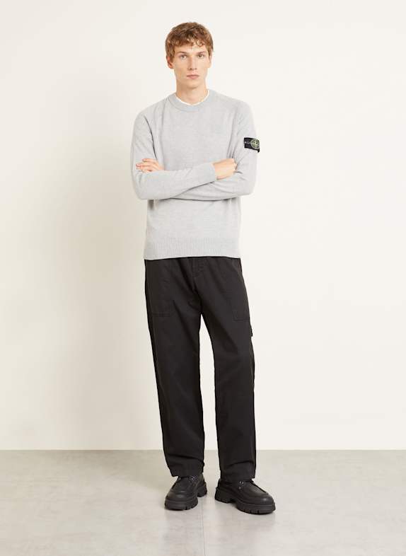 STONE ISLAND Sweter SZARY