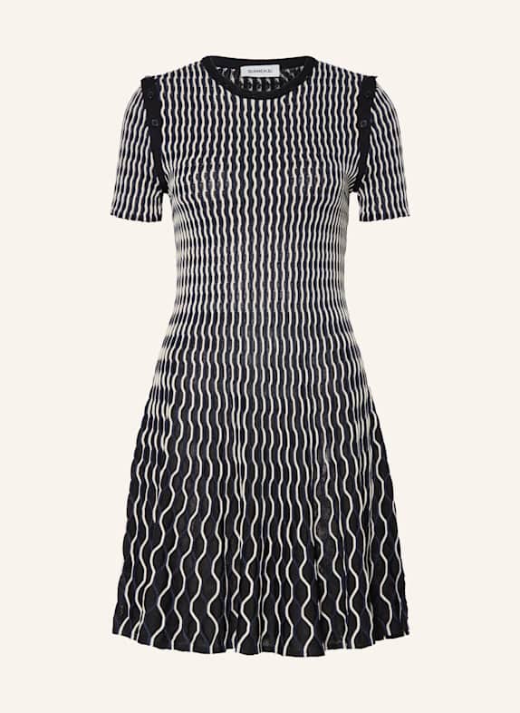 SIMKHAI Cocktailkleid BAYLOR SCHWARZ / WEISS / DUNKELBLAU