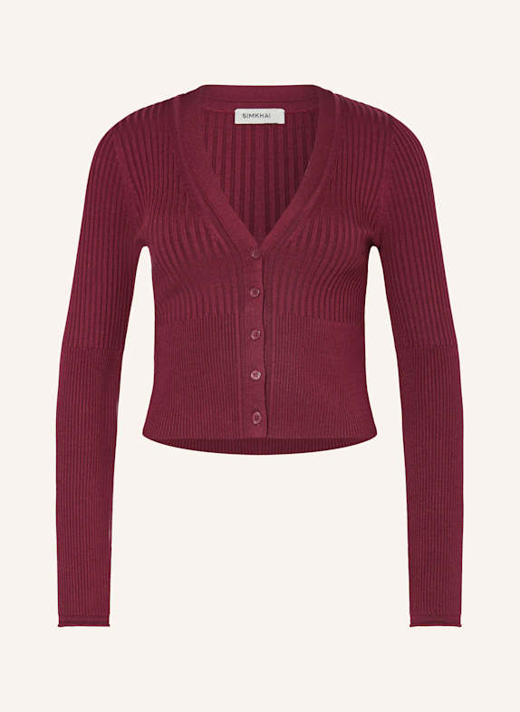 SIMKHAI Strickjacke AILANY DUNKELROT