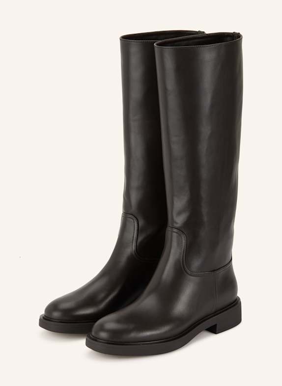 Gianvito Rossi Stiefel ASCOTT DUNKELBRAUN