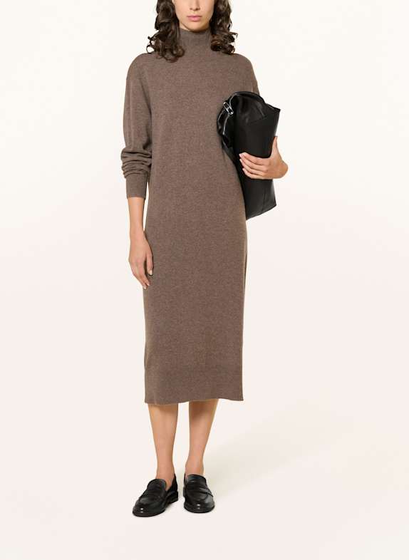 FTC CASHMERE Strickkleid aus Cashmere TAUPE