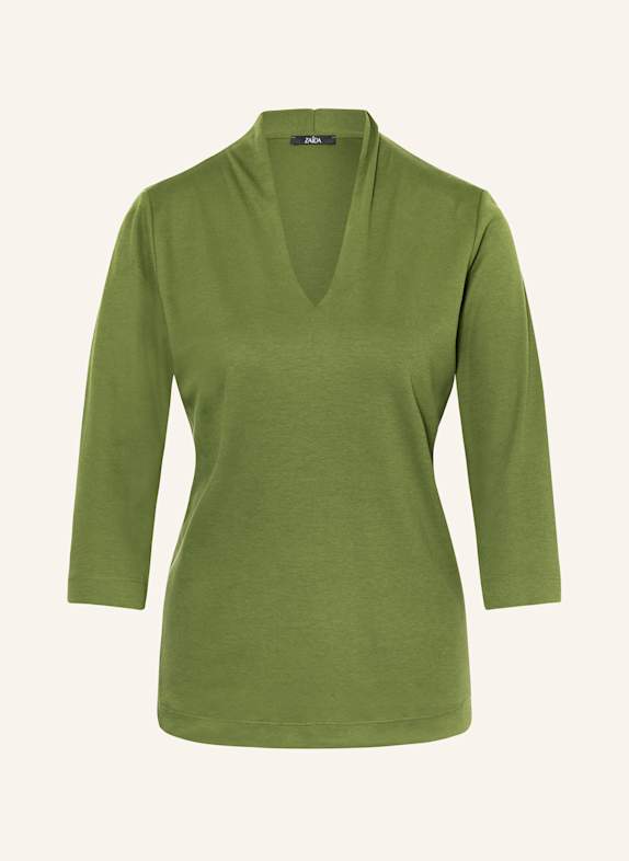 ZAÍDA T-shirt z rękawem 3/4 ZIELONY