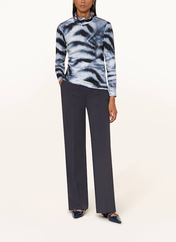 ZAÍDA Longsleeve DUNKELBLAU / HELLBLAU