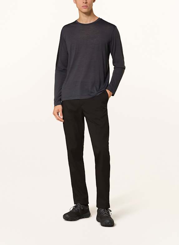 me°ru' Functioneel shirt BLOXWICH met merinowol DONKERGRIJS