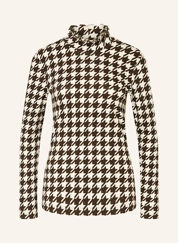 lilienfels Long sleeve shirt DARK BROWN/ ECRU