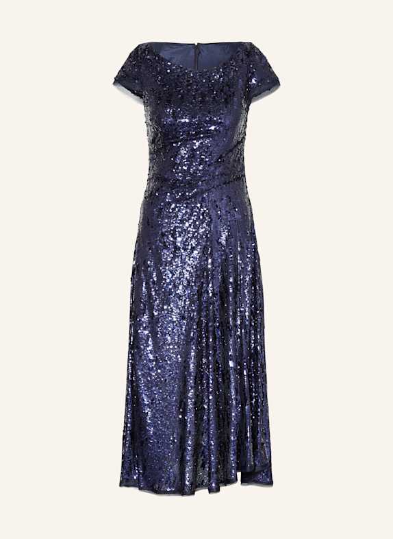 TALBOT RUNHOF Cocktailkleid mit Pailletten DUNKELBLAU