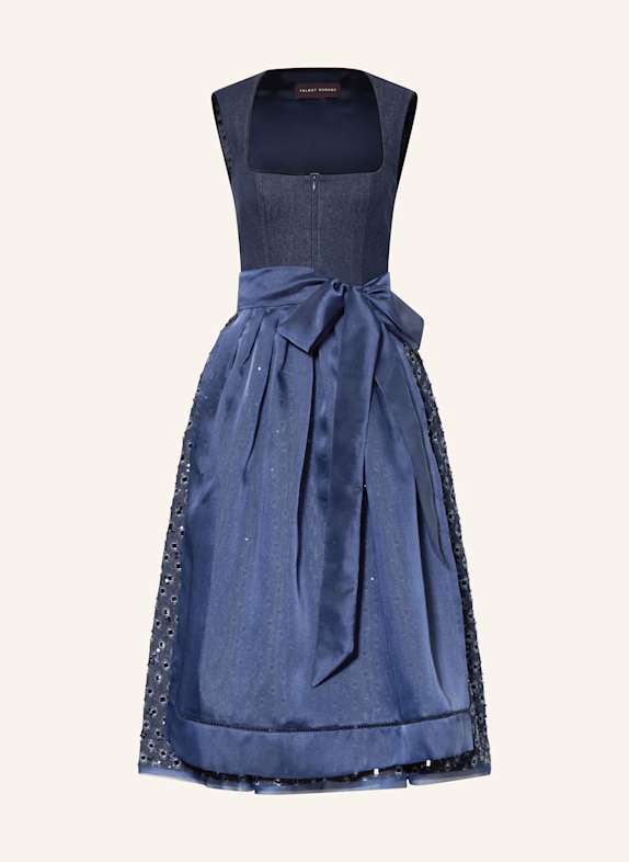 TALBOT RUNHOF Jeans dirndl à paillettes BLEU FONCÉ