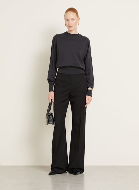 JACQUEMUS Trøje LE SWEATER BRODE MØRKEGRÅ