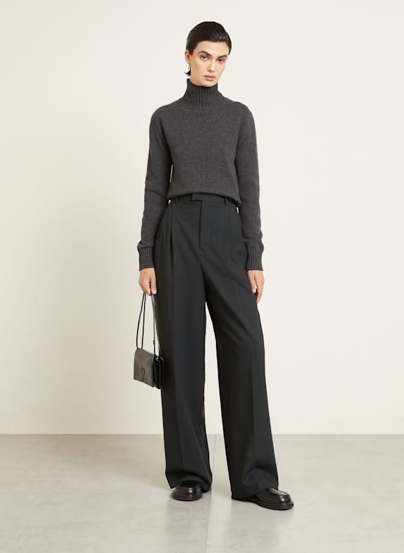 AMI PARIS Pull en cachemire GRIS FONCÉ