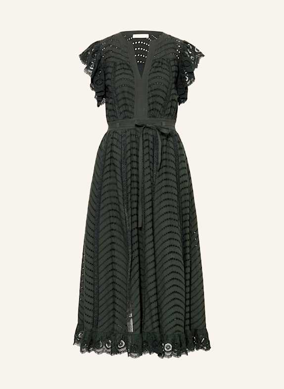 ULLA JOHNSON Kleid OLGA DUNKELGRÜN