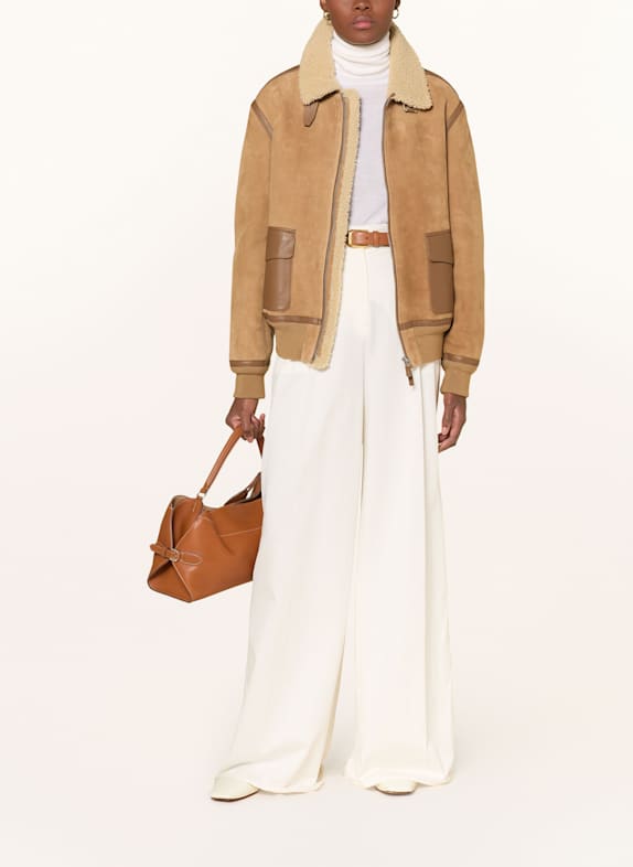 RALPH LAUREN Collection Jacke MORRISON CREME/ HELLBRAUN/ BRAUN