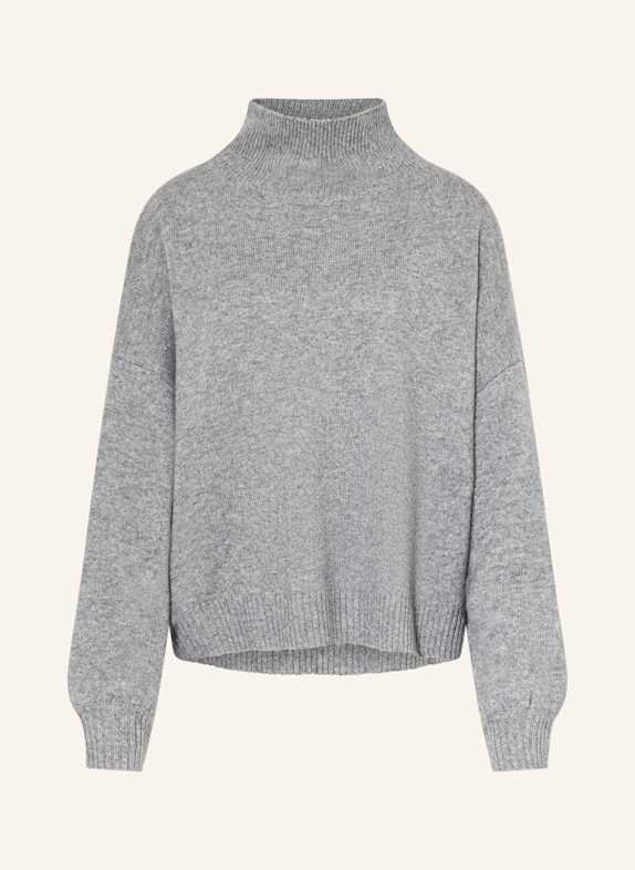 LADNERI Rollkragenpulloer COCOON mit Cashmere GRAU