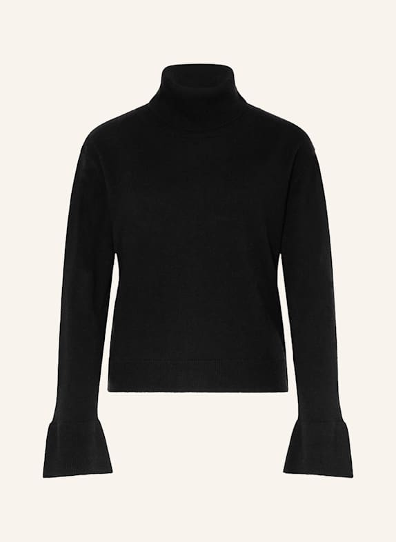 LADNERI Rollkragenpullover SUAVE SCHWARZ