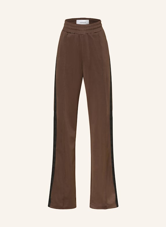 LADNERI Sweatpants DUNKELBRAUN / SCHWARZ
