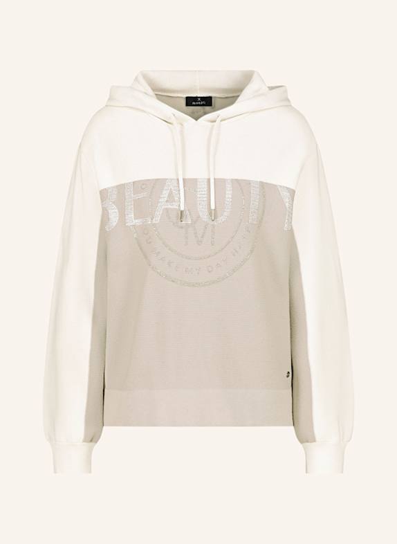 monari Pullover mit Schmucksteinen BEIGE / ECRU