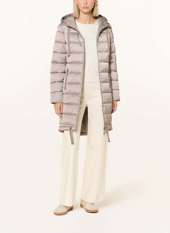 monari Steppmantel SILBER