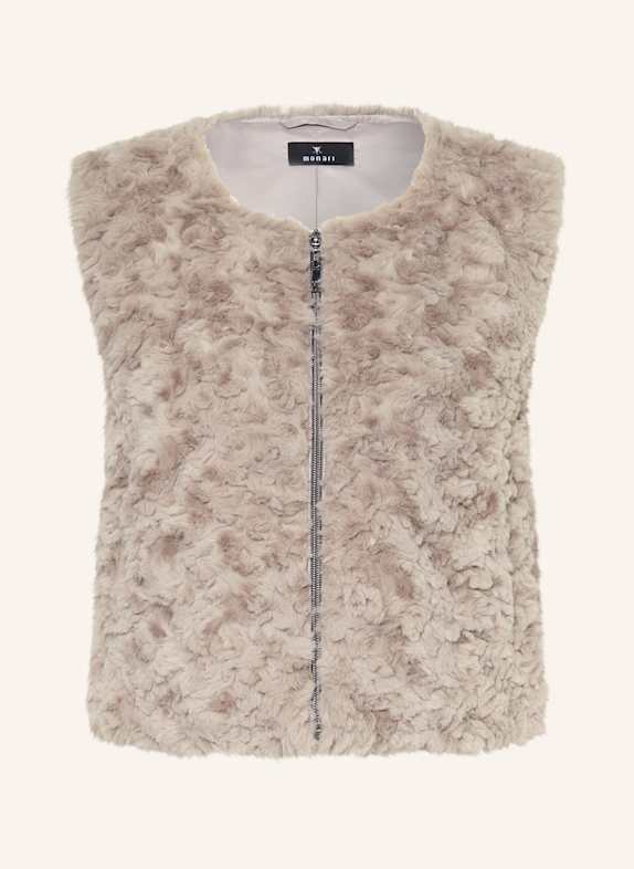 monari Kunstfell-Weste BEIGE