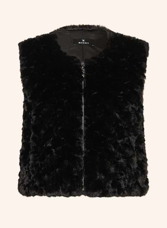 monari Kunstfell-Weste SCHWARZ