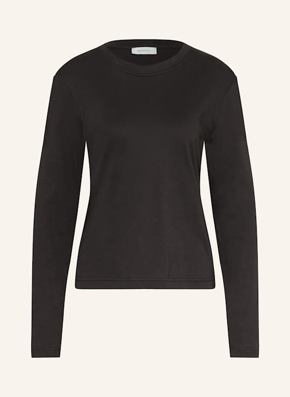 darling harbour Boxy jacket in leather look BLACK