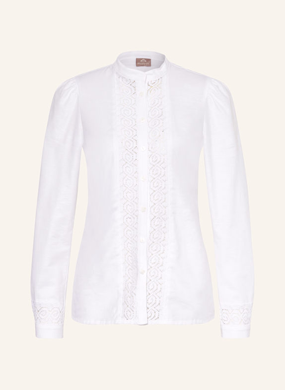 BERWIN & WOLFF Trachtenbluse WEISS