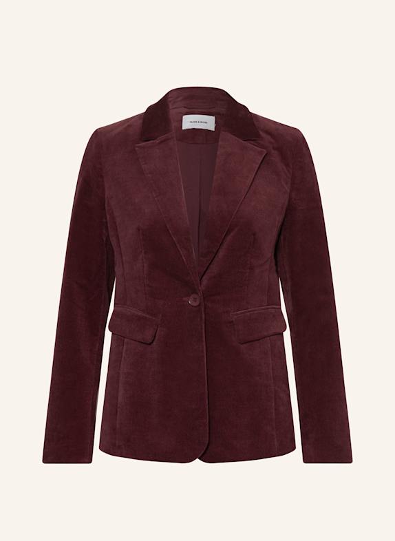 MORE & MORE Velvet blazer DARK RED