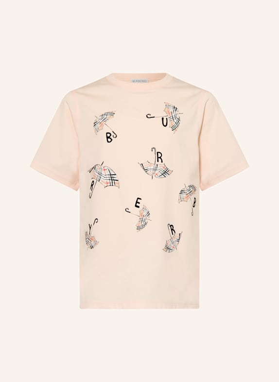 BURBERRY Tričko TMAVĚ ORANŽOVÁ