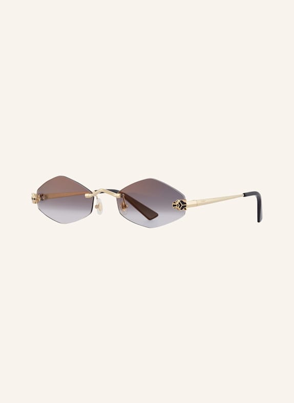Cartier Sunglasses 6L001693 2300L155 - GOLD/ BROWN