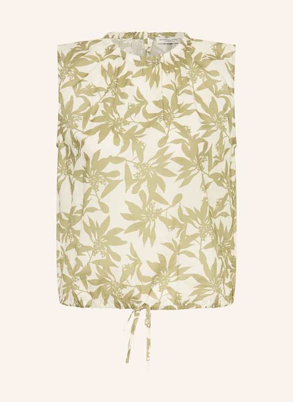 Marc O'Polo Blouse top ECRU/ LIGHT GREEN