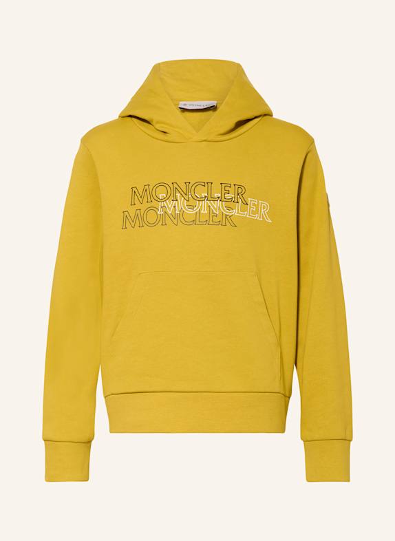MONCLER enfant Bluza z kapturem CIEMNOŻÓŁTY