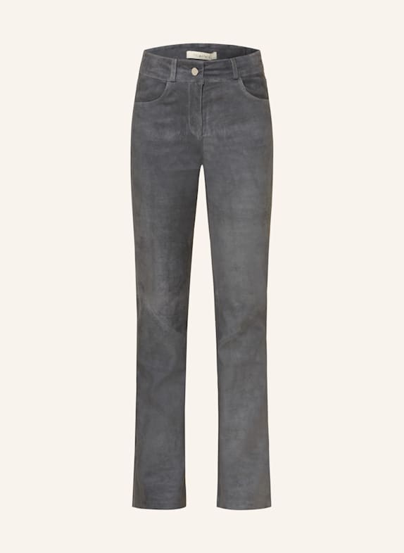 lilienfels Leather trousers GRAY