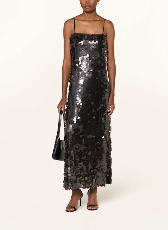 MRS & HUGS Kleid mit Pailletten SCHWARZ