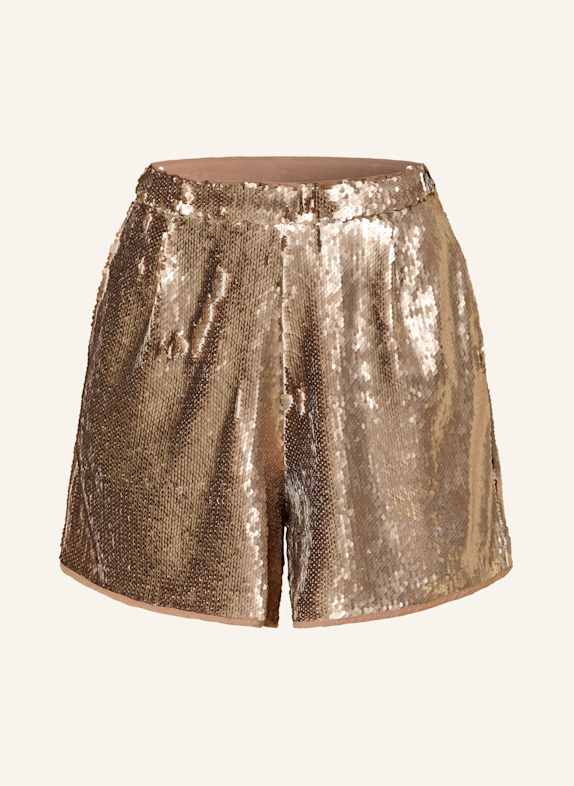 MRS & HUGS Shorts mit Pailletten BEIGE