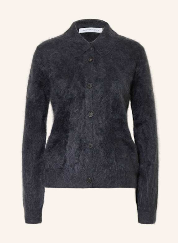 IRIS von ARNIM Cardigan ELYN en cachemire GRIS FONCÉ