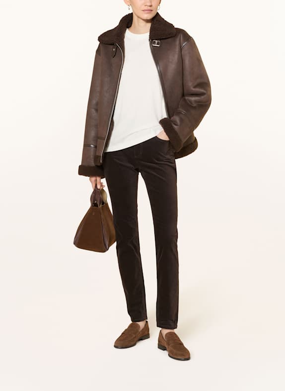 Marc O'Polo Skinny Jeans DUNKELBRAUN