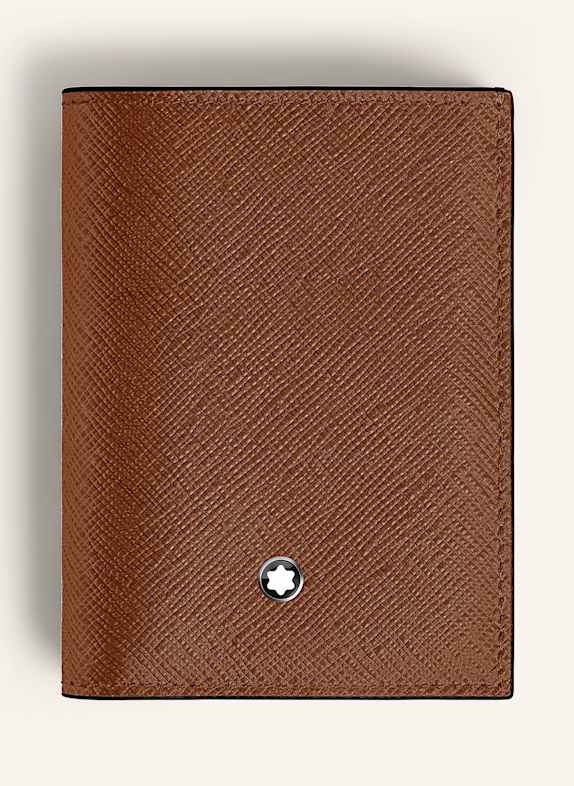 MONTBLANC Saffiano-Geldbörse SARTORIAL BRAUN