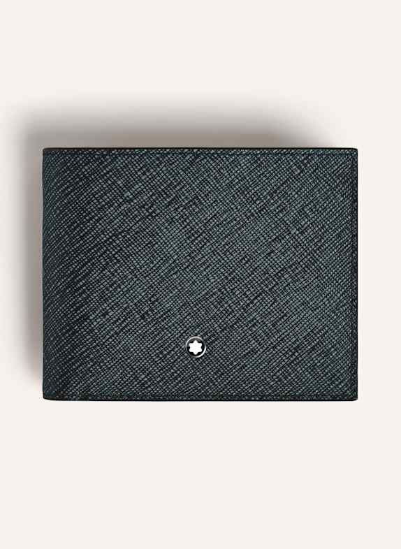 MONTBLANC Saffiano-Kartenetui SARTORIAL BLAU/ SCHWARZ