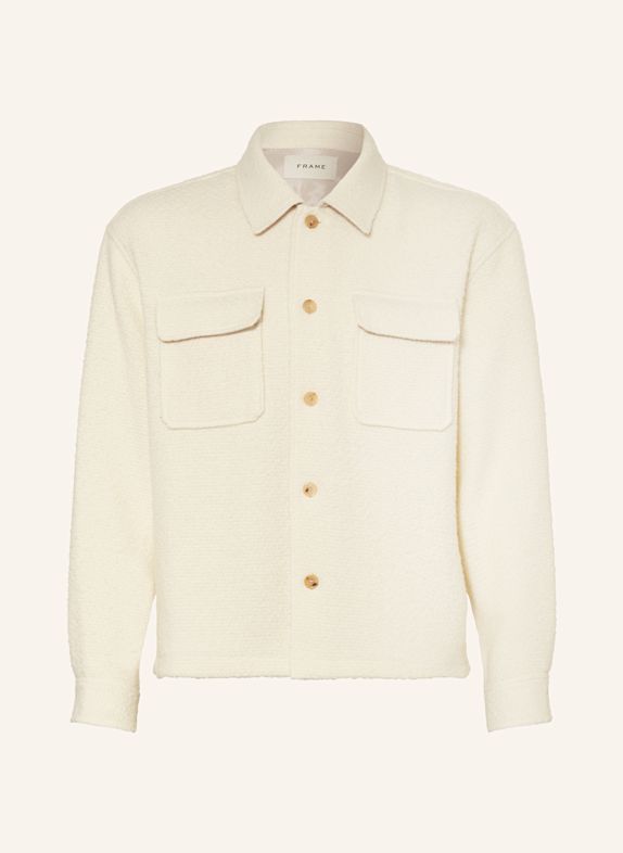 FRAME Tweed-Overjacket ECRU