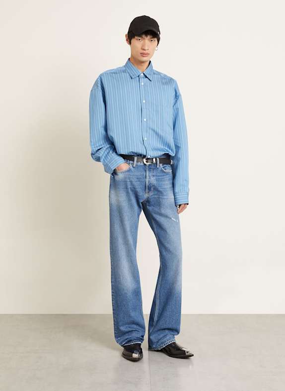 Acne Studios Jeans met normale pasvorm AUZ MID BLUE