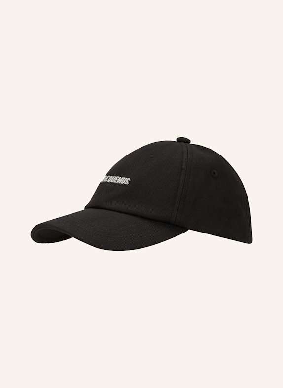 JACQUEMUS Czapka z daszkiem LA CASQUETTE GADJO CZARNY