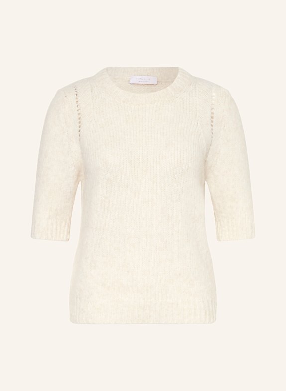 Rich & Royal Strickshirt mit Alpaka ECRU