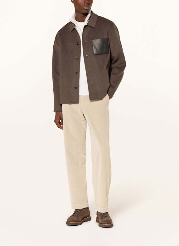 ARMA Overshirt NAVID DARK BROWN