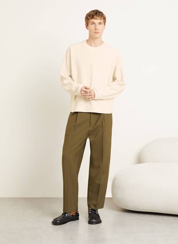 AMI PARIS sweatshirt CREME