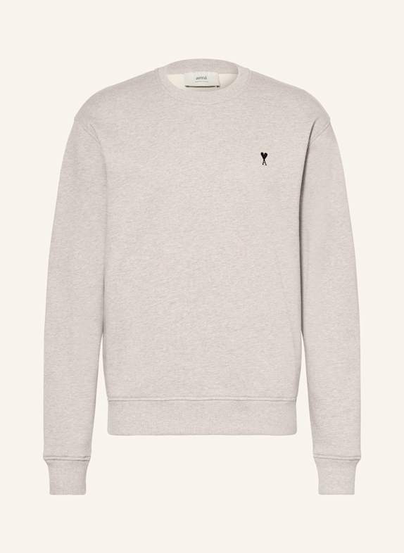 AMI PARIS Sweatshirt MOLLETON HELLGRAU