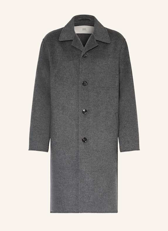 AMI PARIS Wool coat GRAY
